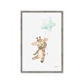 Picture of floating baby Giaraffe  _GroupedProduct_Rectangle_Portrait_Mini_ _GroupedProduct_Rectangle_Portrait_Framed_Matted_