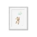 Picture of floating baby Giaraffe  _GroupedProduct_Rectangle_Portrait_Mini_ _GroupedProduct_Rectangle_Portrait_Framed_Matted_