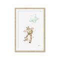 Picture of floating baby Giaraffe  _GroupedProduct_Rectangle_Portrait_Mini_ _GroupedProduct_Rectangle_Portrait_Framed_Matted_