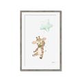 Picture of floating baby Giaraffe  _GroupedProduct_Rectangle_Portrait_Mini_ _GroupedProduct_Rectangle_Portrait_Framed_Matted_