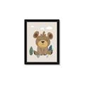 Picture of Friendly bear cub  _GroupedProduct_Rectangle_Portrait_Mini_ _GroupedProduct_Rectangle_Portrait_Framed_Matted_
