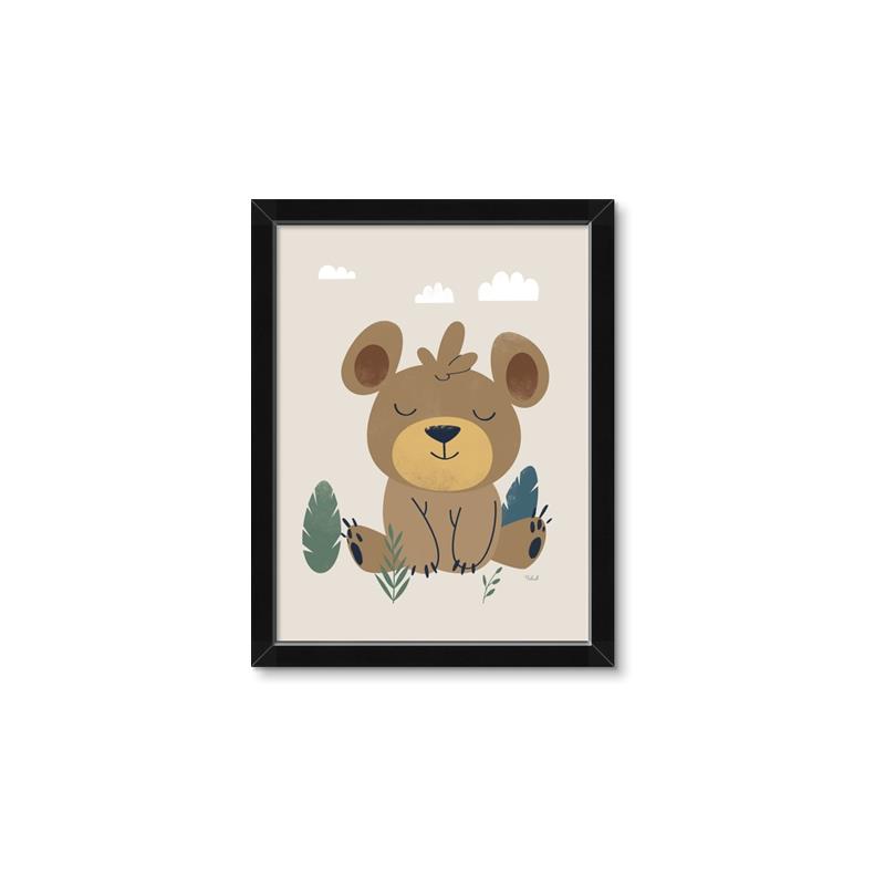 Picture of Friendly bear cub  _GroupedProduct_Rectangle_Portrait_Mini_ _GroupedProduct_Rectangle_Portrait_Framed_Matted_