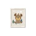 Picture of Friendly bear cub  _GroupedProduct_Rectangle_Portrait_Mini_ _GroupedProduct_Rectangle_Portrait_Framed_Matted_