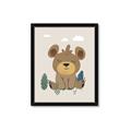 Picture of Friendly bear cub  _GroupedProduct_Rectangle_Portrait_Mini_ _GroupedProduct_Rectangle_Portrait_Framed_Matted_