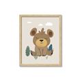 Picture of Friendly bear cub  _GroupedProduct_Rectangle_Portrait_Mini_ _GroupedProduct_Rectangle_Portrait_Framed_Matted_