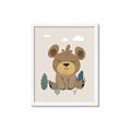 Picture of Friendly bear cub  _GroupedProduct_Rectangle_Portrait_Mini_ _GroupedProduct_Rectangle_Portrait_Framed_Matted_