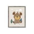 Picture of Friendly bear cub  _GroupedProduct_Rectangle_Portrait_Mini_ _GroupedProduct_Rectangle_Portrait_Framed_Matted_