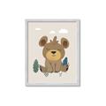 Picture of Friendly bear cub  _GroupedProduct_Rectangle_Portrait_Mini_ _GroupedProduct_Rectangle_Portrait_Framed_Matted_