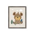 Picture of Friendly bear cub  _GroupedProduct_Rectangle_Portrait_Mini_ _GroupedProduct_Rectangle_Portrait_Framed_Matted_