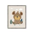 Picture of Friendly bear cub  _GroupedProduct_Rectangle_Portrait_Mini_ _GroupedProduct_Rectangle_Portrait_Framed_Matted_