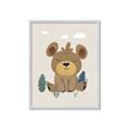Picture of Friendly bear cub  _GroupedProduct_Rectangle_Portrait_Mini_ _GroupedProduct_Rectangle_Portrait_Framed_Matted_