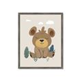 Picture of Friendly bear cub  _GroupedProduct_Rectangle_Portrait_Mini_ _GroupedProduct_Rectangle_Portrait_Framed_Matted_