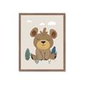 Picture of Friendly bear cub  _GroupedProduct_Rectangle_Portrait_Mini_ _GroupedProduct_Rectangle_Portrait_Framed_Matted_