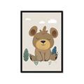 Picture of Friendly bear cub  _GroupedProduct_Rectangle_Portrait_Mini_ _GroupedProduct_Rectangle_Portrait_Framed_Matted_