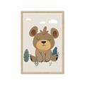 Picture of Friendly bear cub  _GroupedProduct_Rectangle_Portrait_Mini_ _GroupedProduct_Rectangle_Portrait_Framed_Matted_