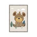 Picture of Friendly bear cub  _GroupedProduct_Rectangle_Portrait_Mini_ _GroupedProduct_Rectangle_Portrait_Framed_Matted_