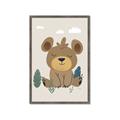 Picture of Friendly bear cub  _GroupedProduct_Rectangle_Portrait_Mini_ _GroupedProduct_Rectangle_Portrait_Framed_Matted_