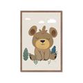Picture of Friendly bear cub  _GroupedProduct_Rectangle_Portrait_Mini_ _GroupedProduct_Rectangle_Portrait_Framed_Matted_