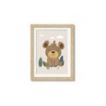 Picture of Friendly bear cub  _GroupedProduct_Rectangle_Portrait_Mini_ _GroupedProduct_Rectangle_Portrait_Framed_Matted_
