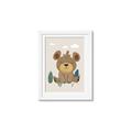 Picture of Friendly bear cub  _GroupedProduct_Rectangle_Portrait_Mini_ _GroupedProduct_Rectangle_Portrait_Framed_Matted_