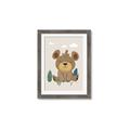 Picture of Friendly bear cub  _GroupedProduct_Rectangle_Portrait_Mini_ _GroupedProduct_Rectangle_Portrait_Framed_Matted_