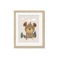 Picture of Friendly bear cub  _GroupedProduct_Rectangle_Portrait_Mini_ _GroupedProduct_Rectangle_Portrait_Framed_Matted_