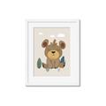 Picture of Friendly bear cub  _GroupedProduct_Rectangle_Portrait_Mini_ _GroupedProduct_Rectangle_Portrait_Framed_Matted_