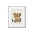 Picture of Friendly bear cub  _GroupedProduct_Rectangle_Portrait_Mini_ _GroupedProduct_Rectangle_Portrait_Framed_Matted_