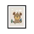 Picture of Friendly bear cub  _GroupedProduct_Rectangle_Portrait_Mini_ _GroupedProduct_Rectangle_Portrait_Framed_Matted_