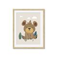 Picture of Friendly bear cub  _GroupedProduct_Rectangle_Portrait_Mini_ _GroupedProduct_Rectangle_Portrait_Framed_Matted_