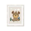 Picture of Friendly bear cub  _GroupedProduct_Rectangle_Portrait_Mini_ _GroupedProduct_Rectangle_Portrait_Framed_Matted_