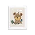 Picture of Friendly bear cub  _GroupedProduct_Rectangle_Portrait_Mini_ _GroupedProduct_Rectangle_Portrait_Framed_Matted_
