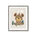 Picture of Friendly bear cub  _GroupedProduct_Rectangle_Portrait_Mini_ _GroupedProduct_Rectangle_Portrait_Framed_Matted_