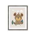 Picture of Friendly bear cub  _GroupedProduct_Rectangle_Portrait_Mini_ _GroupedProduct_Rectangle_Portrait_Framed_Matted_