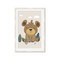 Picture of Friendly bear cub  _GroupedProduct_Rectangle_Portrait_Mini_ _GroupedProduct_Rectangle_Portrait_Framed_Matted_