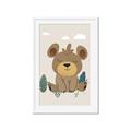 Picture of Friendly bear cub  _GroupedProduct_Rectangle_Portrait_Mini_ _GroupedProduct_Rectangle_Portrait_Framed_Matted_