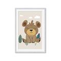 Picture of Friendly bear cub  _GroupedProduct_Rectangle_Portrait_Mini_ _GroupedProduct_Rectangle_Portrait_Framed_Matted_