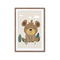 Picture of Friendly bear cub  _GroupedProduct_Rectangle_Portrait_Mini_ _GroupedProduct_Rectangle_Portrait_Framed_Matted_