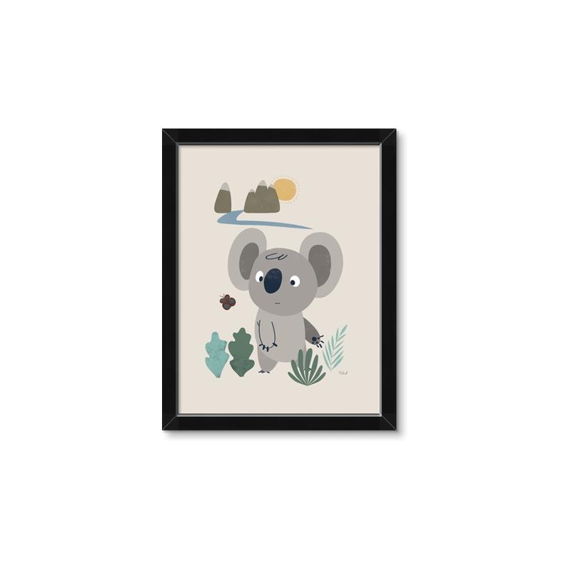 Picture of Curious koala _GroupedProduct_Rectangle_Portrait_Mini_ _GroupedProduct_Rectangle_Portrait_Framed_Matted_