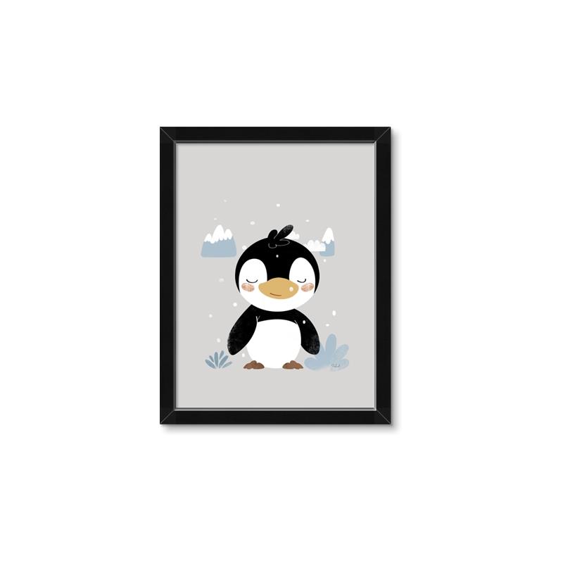 Picture of Friendly Penguin  _GroupedProduct_Rectangle_Portrait_Mini_ _GroupedProduct_Rectangle_Portrait_Framed_Matted_
