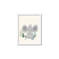 Picture of Big-eared Elephant  _GroupedProduct_Rectangle_Portrait_Mini_ _GroupedProduct_Rectangle_Portrait_Framed_Matted_