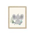 Picture of Big-eared Elephant  _GroupedProduct_Rectangle_Portrait_Mini_ _GroupedProduct_Rectangle_Portrait_Framed_Matted_
