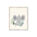 Picture of Big-eared Elephant  _GroupedProduct_Rectangle_Portrait_Mini_ _GroupedProduct_Rectangle_Portrait_Framed_Matted_