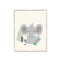 Picture of Big-eared Elephant  _GroupedProduct_Rectangle_Portrait_Mini_ _GroupedProduct_Rectangle_Portrait_Framed_Matted_