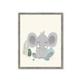 Picture of Big-eared Elephant  _GroupedProduct_Rectangle_Portrait_Mini_ _GroupedProduct_Rectangle_Portrait_Framed_Matted_
