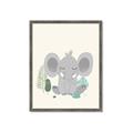 Picture of Big-eared Elephant  _GroupedProduct_Rectangle_Portrait_Mini_ _GroupedProduct_Rectangle_Portrait_Framed_Matted_