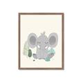 Picture of Big-eared Elephant  _GroupedProduct_Rectangle_Portrait_Mini_ _GroupedProduct_Rectangle_Portrait_Framed_Matted_