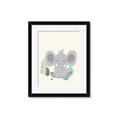 Picture of Big-eared Elephant  _GroupedProduct_Rectangle_Portrait_Mini_ _GroupedProduct_Rectangle_Portrait_Framed_Matted_