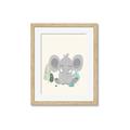 Picture of Big-eared Elephant  _GroupedProduct_Rectangle_Portrait_Mini_ _GroupedProduct_Rectangle_Portrait_Framed_Matted_