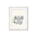 Picture of Big-eared Elephant  _GroupedProduct_Rectangle_Portrait_Mini_ _GroupedProduct_Rectangle_Portrait_Framed_Matted_